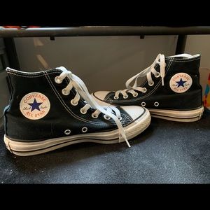 black high top converse